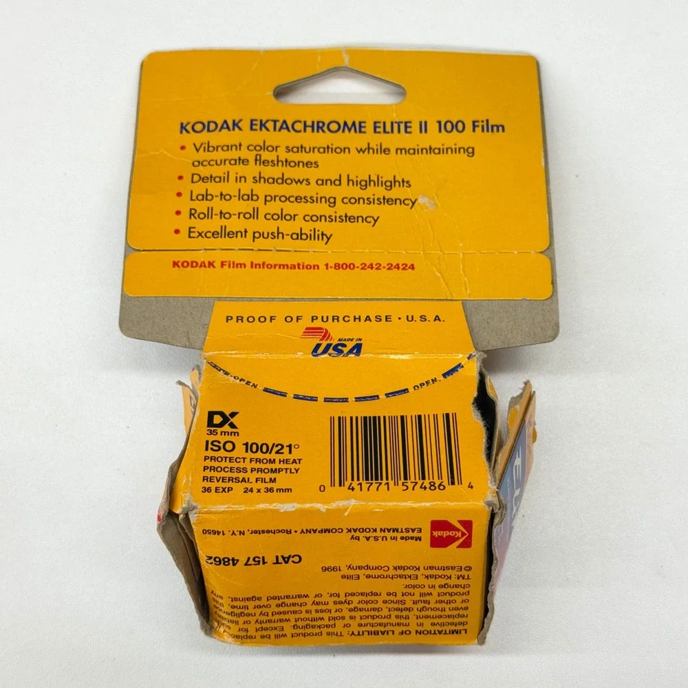 Kodak Ektachrome Elite II 100 35mm Film 36 Expired 1998 Jurassic Park 3 Rolls